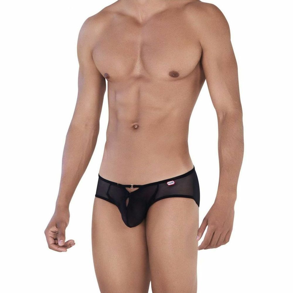 Мужские трусы слипы черные полупрозрачные Pikante FRANCIS BRIEF 033911