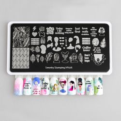 Swanky Stamping Пластина для стемпинга 106