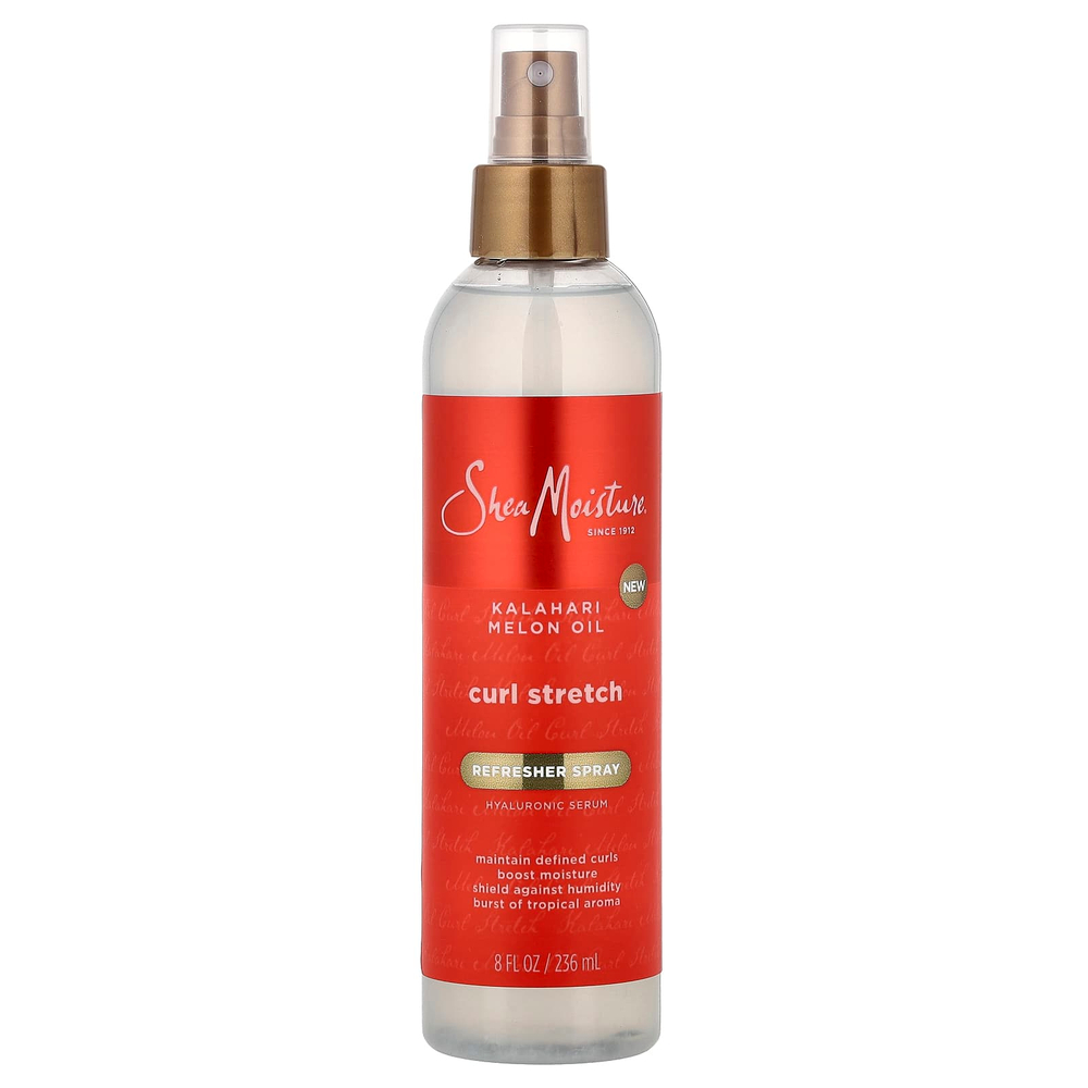 SheaMoisture, спрей для выпрямления кудрей, масло калахарской дыни, 236 мл (8 жидк. унций)