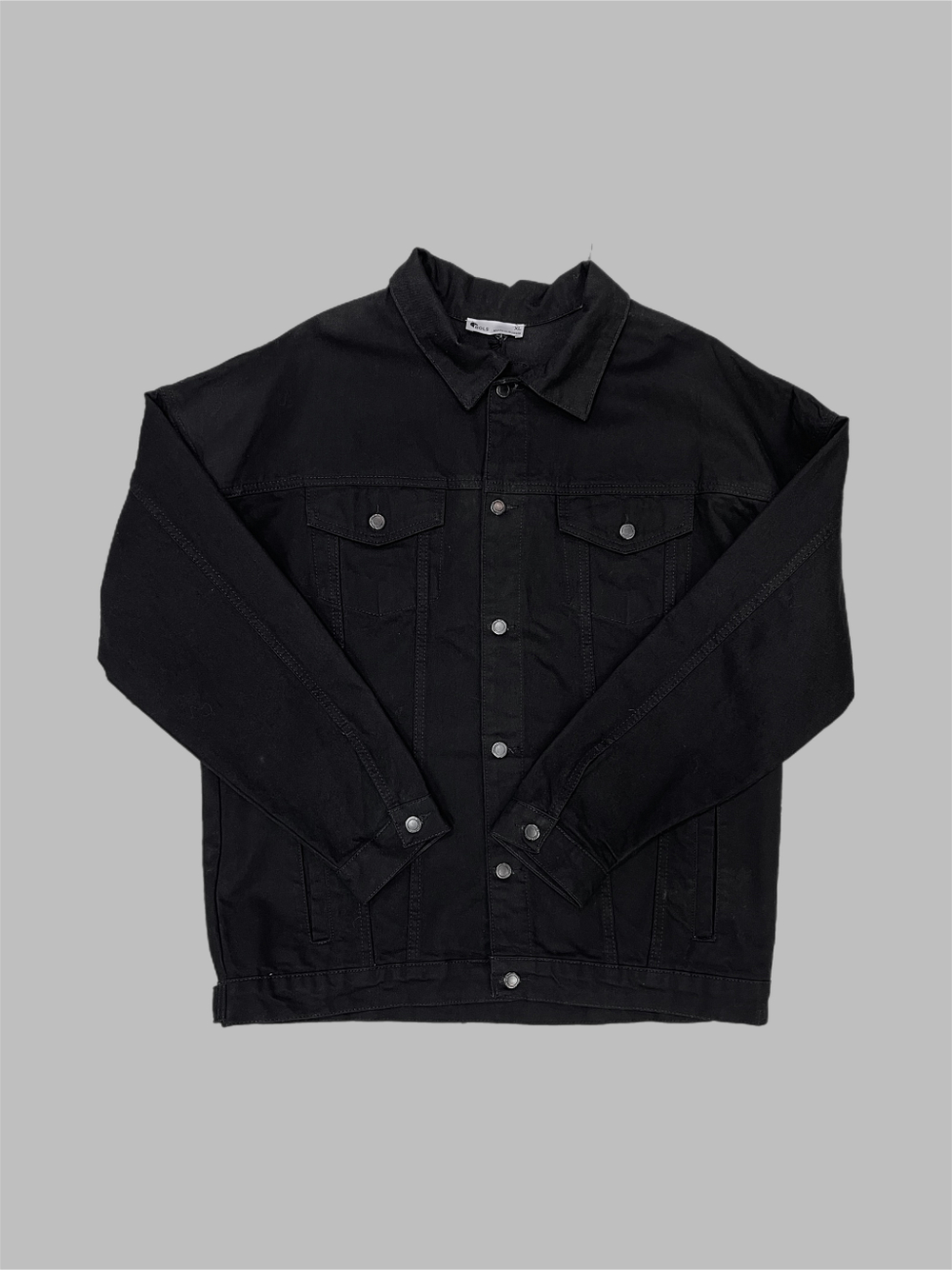 Джинсовая куртка BGLS (чёрн.)