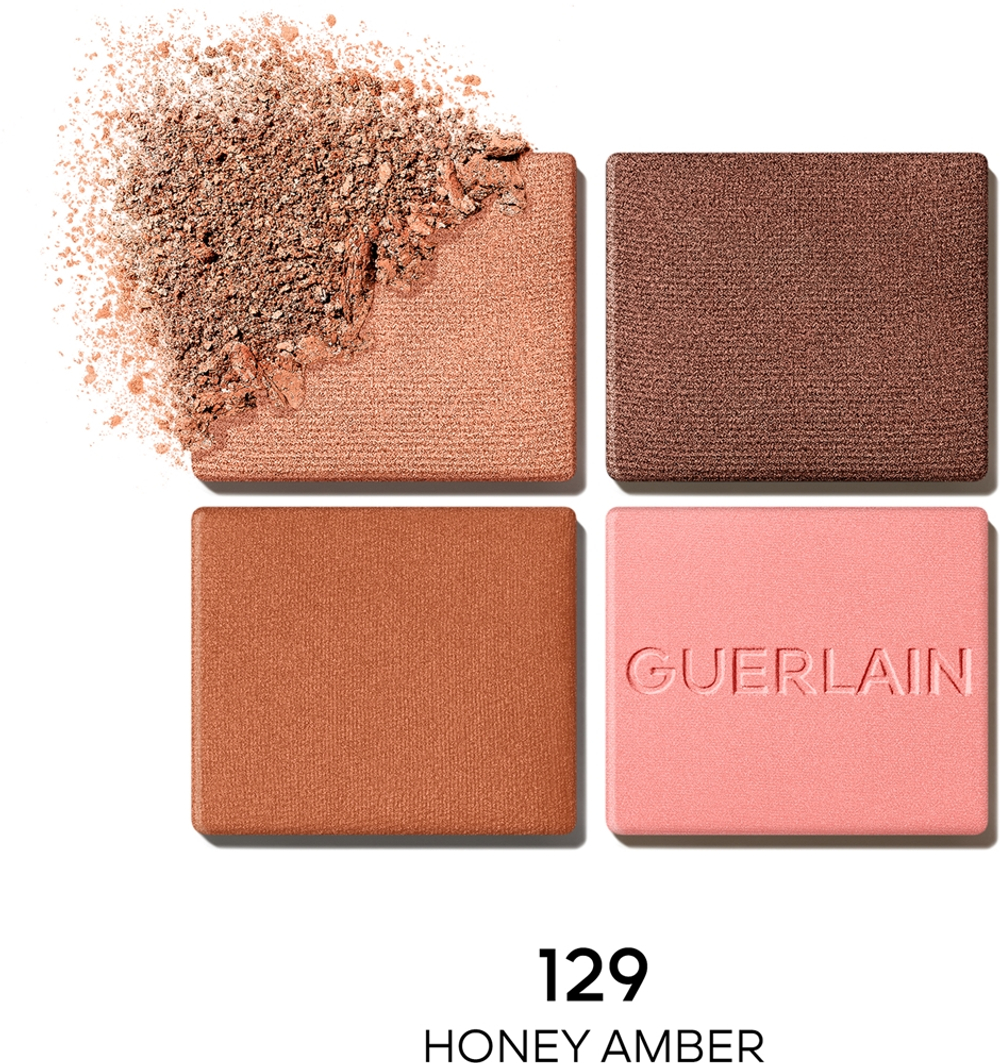 GUERLAIN Ombres G - Палетка теней для век: палетка сеней до повек оттенок 129 Honey Amber, 6 g