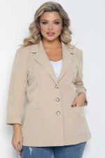 Жакет Зоя (светло-бежевый) Б12523-3 LT Collection