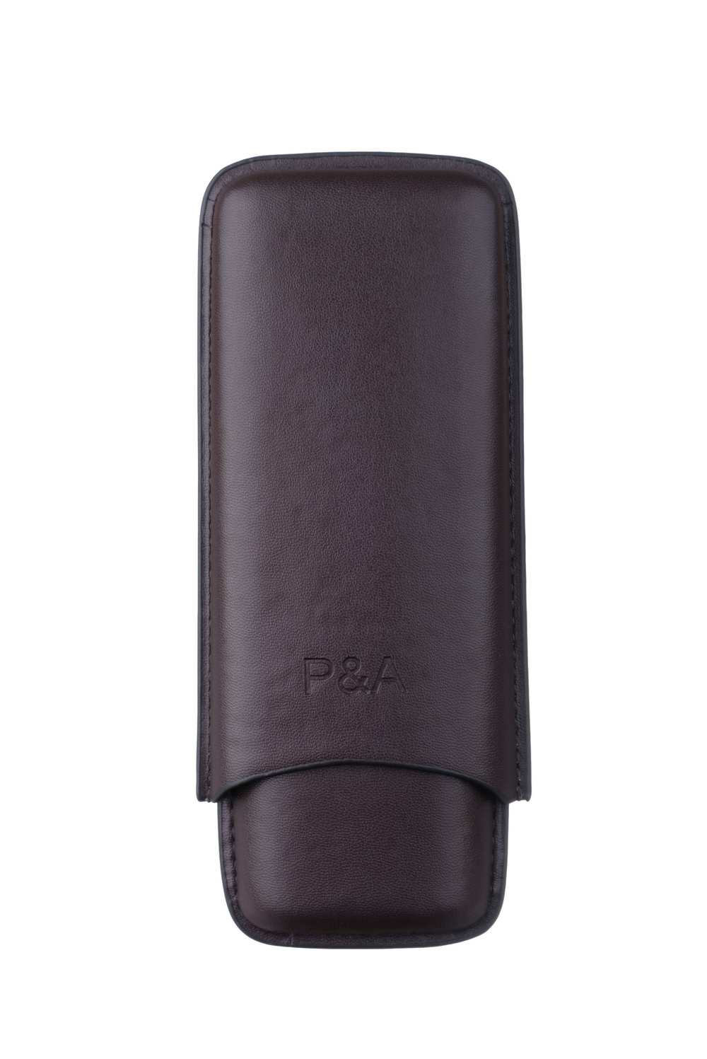 Чехол P&A на 2 сигары Cohiba Beike 56, кожа, коричневый T1351-brown