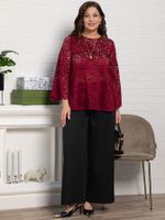 Блуза Лунная ночь (бордовая) Б15071-30М LT Collection