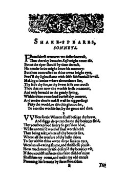 Shake-Speares Sonnets. Neuer Before Imprinted | Уильям Шекспир