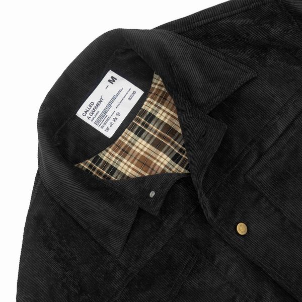 Куртка Corduroy work Угольно-черная - фото 11