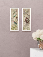 Комплект из двух картин на бумаге 18*50 см
