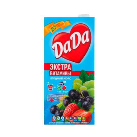 Сок натуральный Да Да Ягодный морс 1.9 л