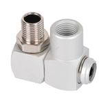 NORDBERG (NPMM22S) Переходник резьбовой M1/4" - F1/4" шарнирный 360 градусов