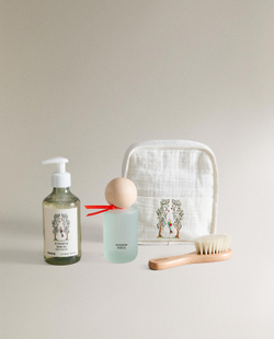 ZARA HOME НАБОР ДЕТСКИХ ТУАЛЕТНЫХ ПРИНАДЛЕЖНОСТЕЙ, РАЗНОЦВЕТНЫЙ