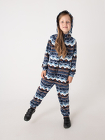 Комбинезон флисовый с карманами и съемным капюшоном "Лапландия"