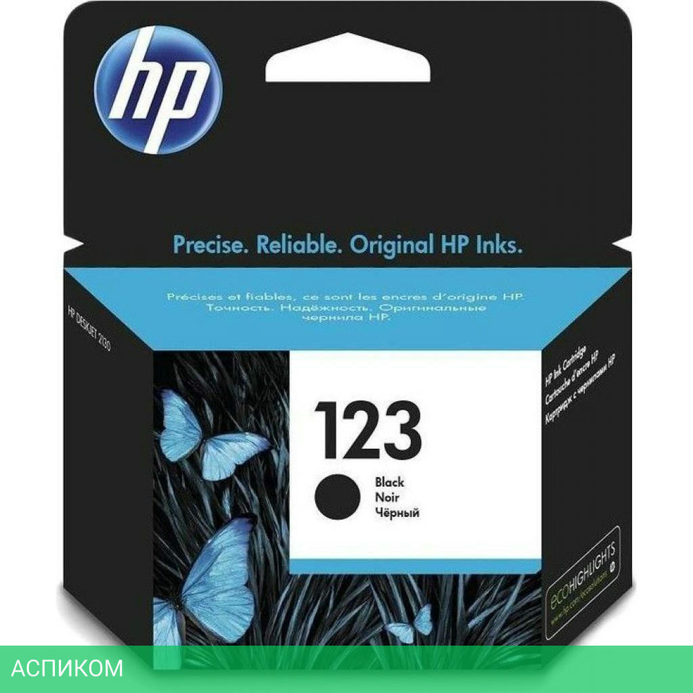Картридж HP 123 черный (F6V17AE)