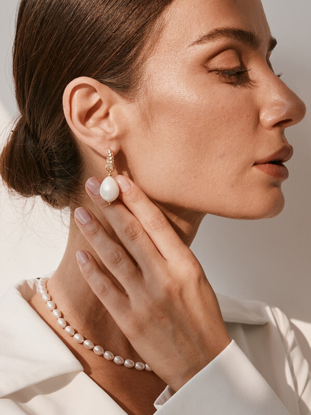 91003241 Серьги Selena Pearls