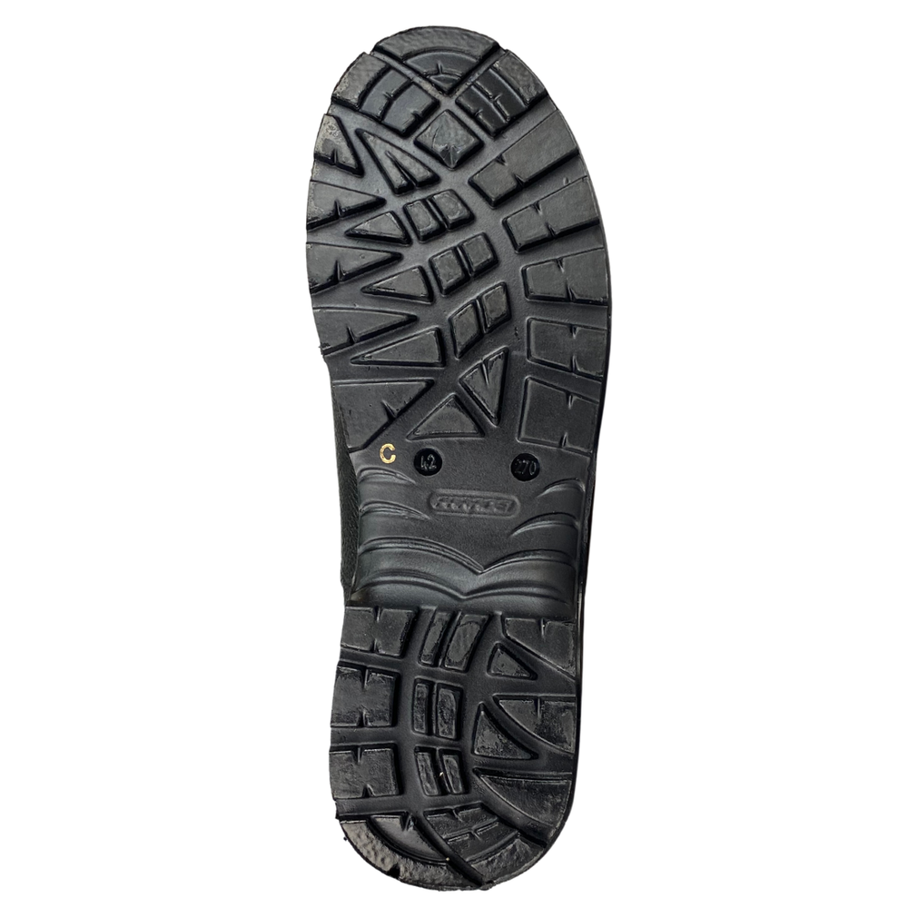 Мод. 443 Ботинки с высокими берцами и настрочным клапаном (подкладка кожа натуральная)