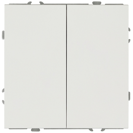 Переключатель перекрестный ЭРА Galaxy 15-1110-01 двойной 10АХ-250В белый