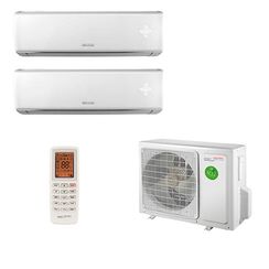 Мультисплит система на 2 комнаты Aeronik ASI-07 ILK3 x 2 / ASO-14 HMZK