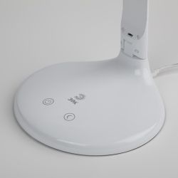Настольный светильник ЭРА NLED-482-10W-W светодиодный с ночником белый