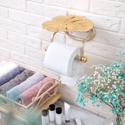 Держатель для туалетной бумаги Monstera Deliciosa (Монстера) Айвори