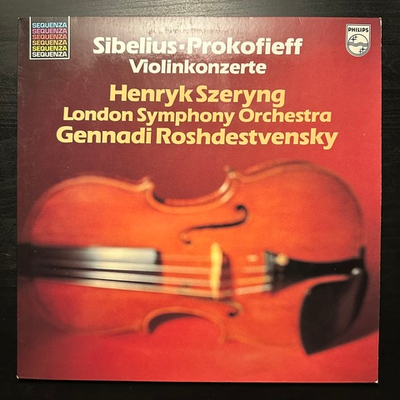Шеринг, Сибелиус, Прокофьев - Рождественский - Скрипичный концерт