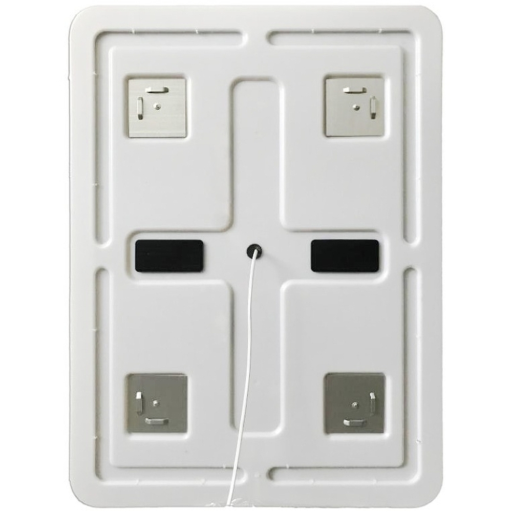 Зеркало BelBagno SPC-MAR-600-800-LED-TCH-RAD с подсветкой с сенсорным выключателем с bluetooth с термометром с радио