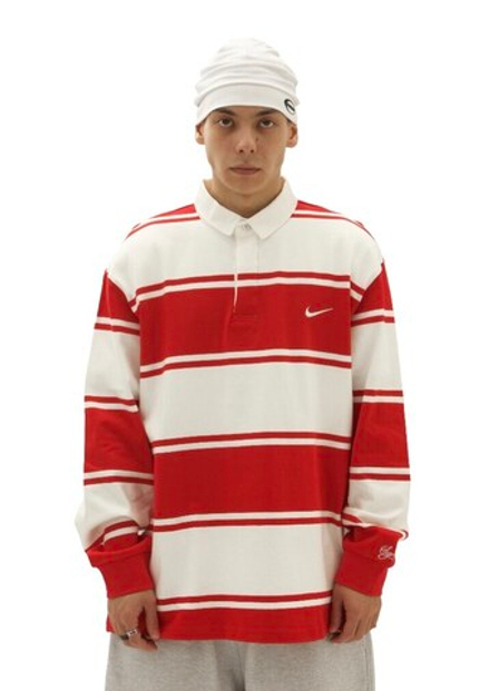 Лонгслив Supreme x Nike (Red/White)