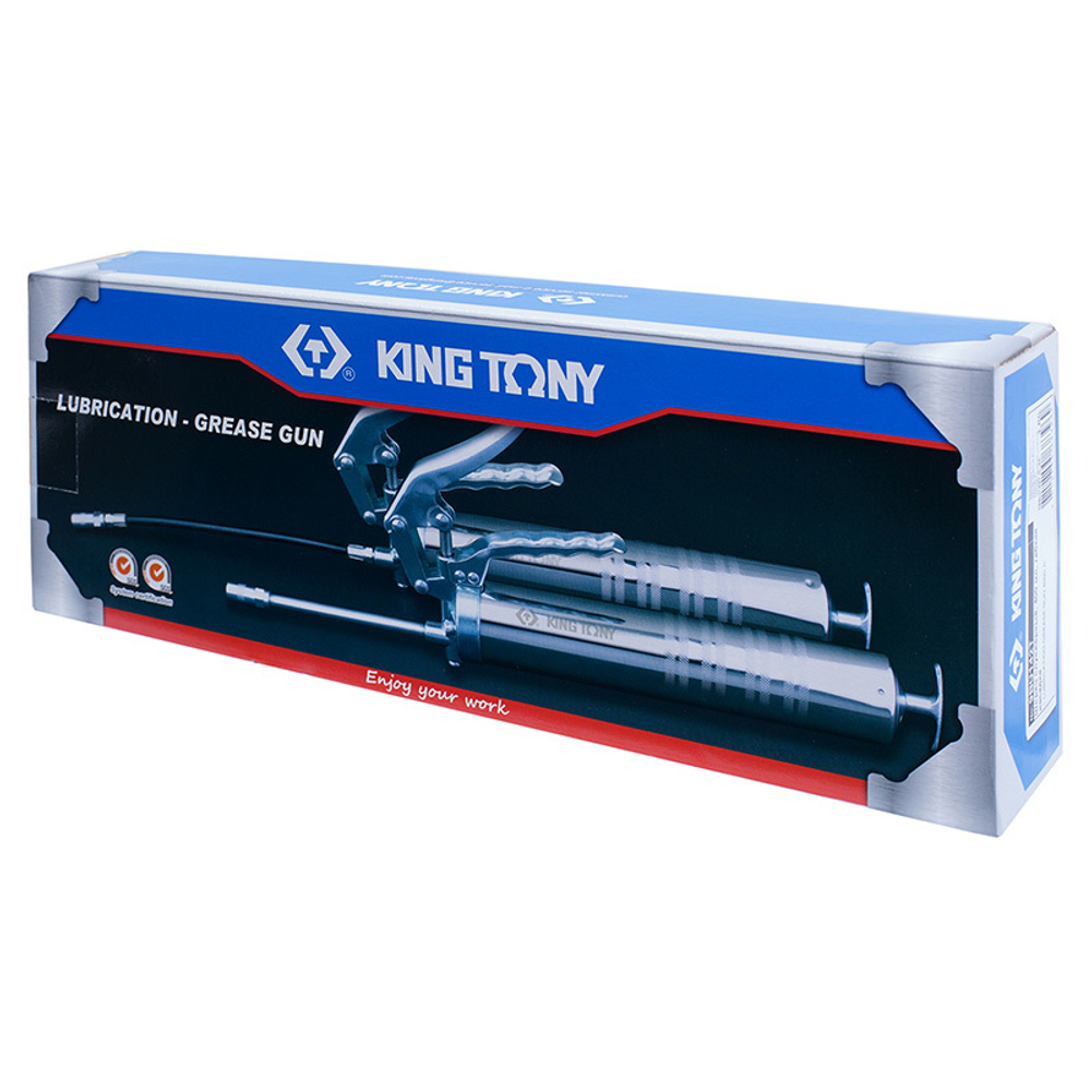 KING TONY (9BU142T) Шприц плунжерный, 400 мл, гибкая насадка