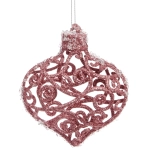 Подвеска «Ажурная капля» 9,5 см, Янтарь