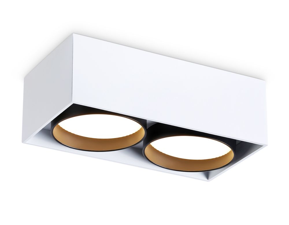 Светильник накладной TN70872/2 WH/BK белый/черный GX53/2 max 12W 185*92*62