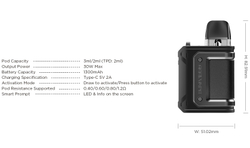Geek Vape Aegis Hero Q 1300mAh Pod Kit