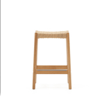 Yalia Табурет из дуба с натуральной отделкой и веревочным шнуром, высота 65 см