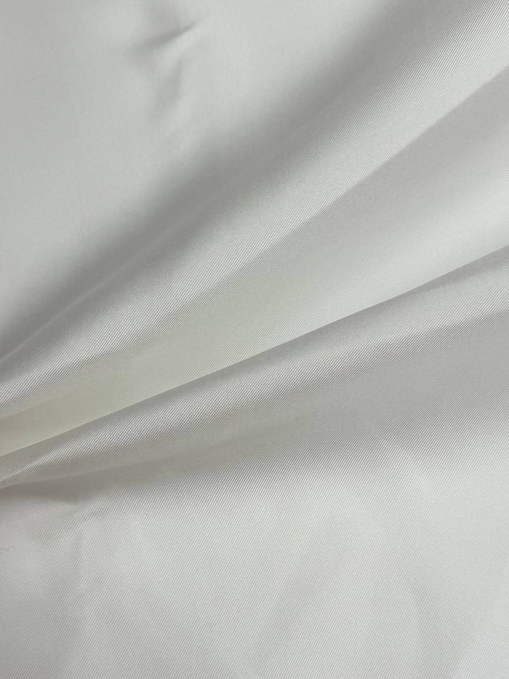 Шелк твил белый