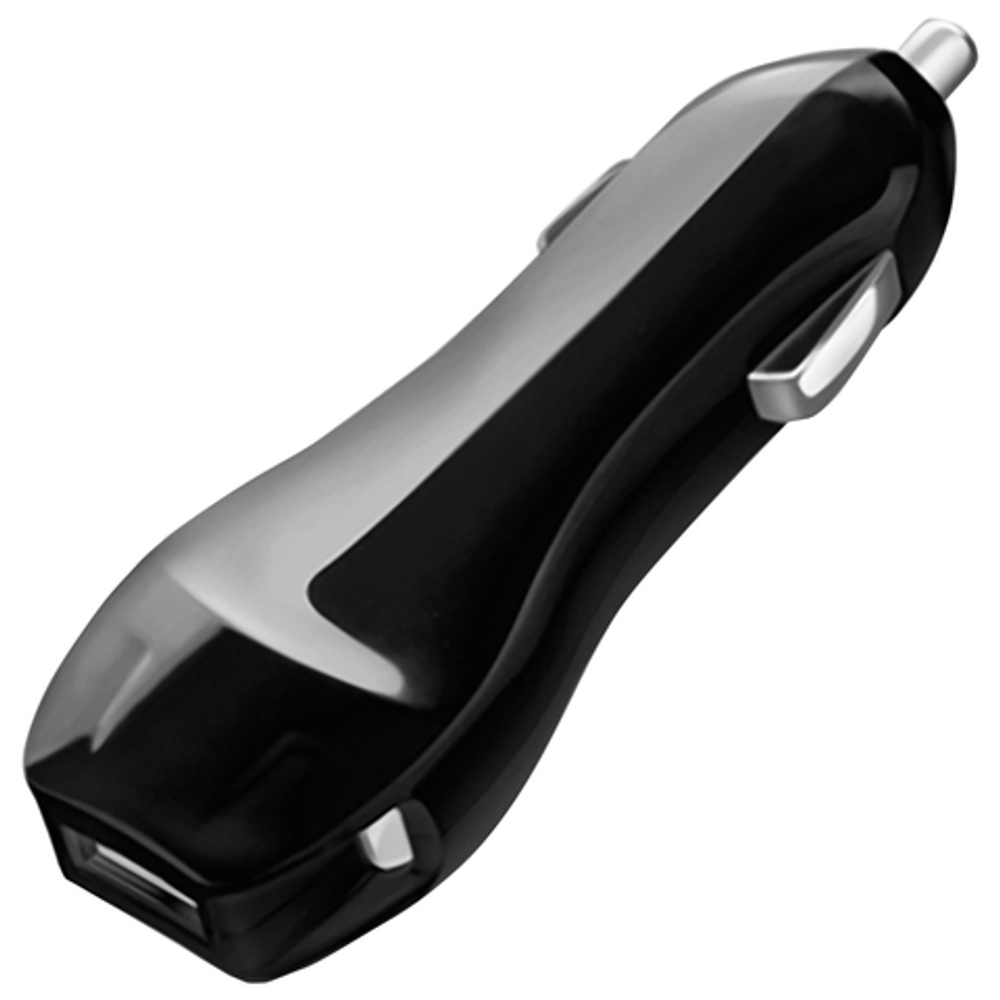 Зарядное устройство автомобильное DEPPA, 1 порт USB, выходной ток 2,1 А, черное, 22123