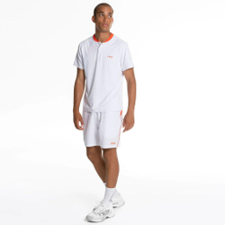 Мужское теннисное поло NOX Team Polo Regular Polo Men - White, Orange