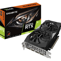 Видеокарта NVIDIA GeForce RTX2060 Gigabyte D6 12Gb PCI-E 3.0, ядро - 1650 МГц, память - 12 Гб GDDR6 14000 МГц, 192 бит, HDMI, 3xDisplayPort GV-N2060D6-12GD