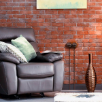 Переключатель / выключатель одноклавишный (коричневый) Ретро