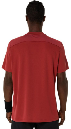 Мужская теннисная футболка Asics Court Short Sleeve - Коричневый