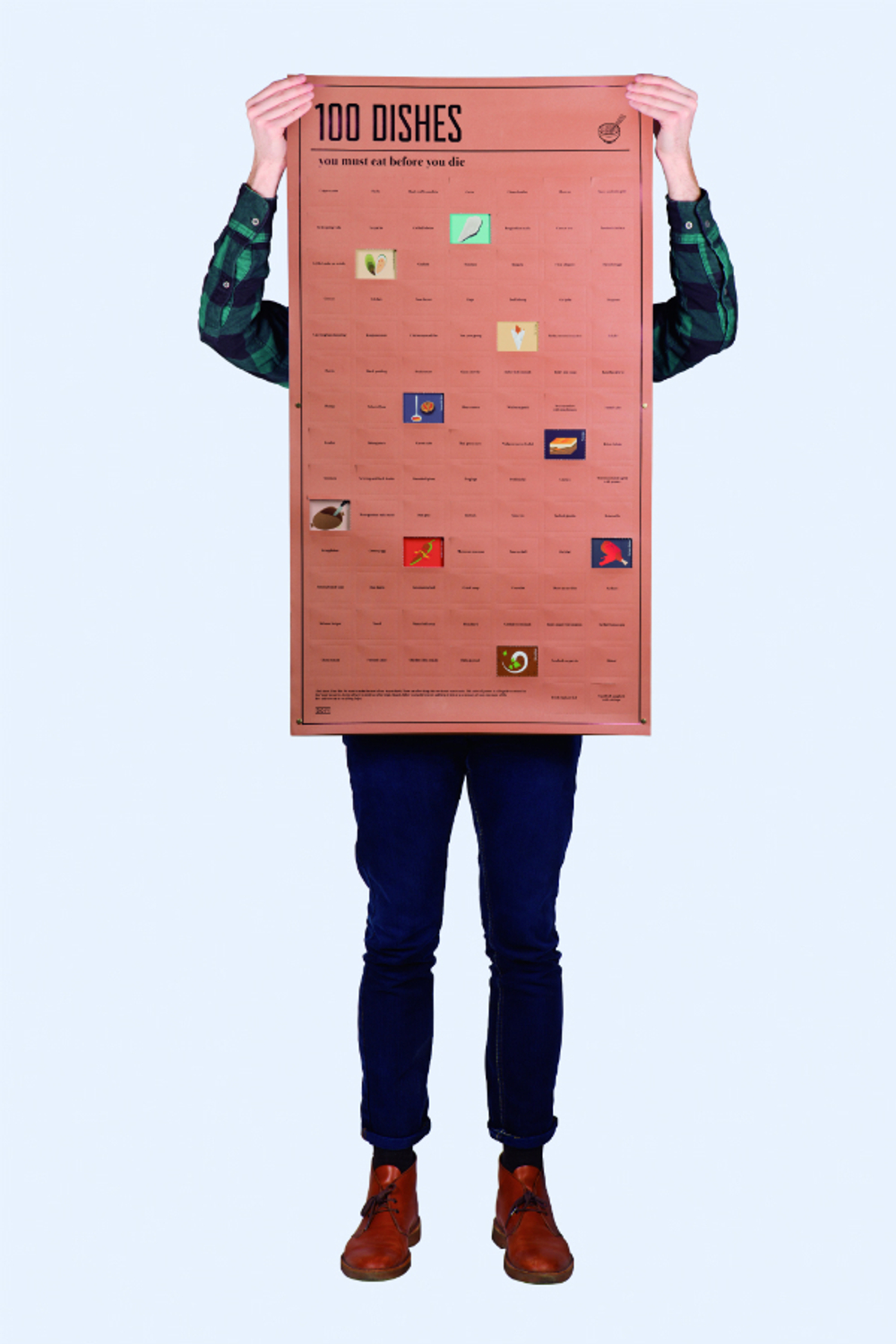 Постер «100 блюд, которые нужно попробовать, прежде чем умереть»