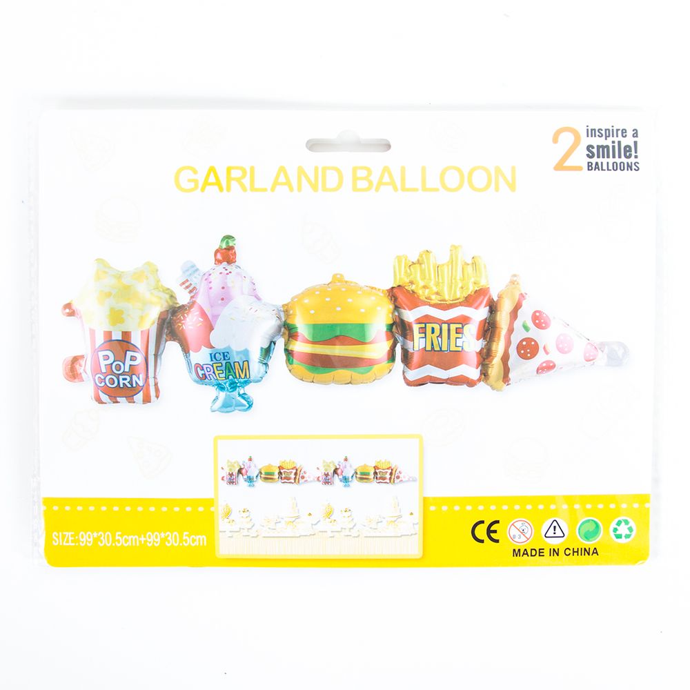 Гирлянда (39''/99 см) Фигура, Фудкорт, 2 шт. в упак.