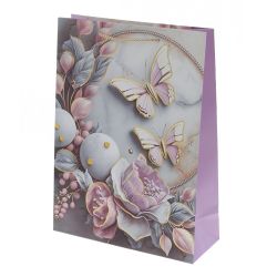 GAEM Пакет подарочный L (бумага 210г/м2, блок микс 12шт), L30 W12 H41,5 см, 4в.