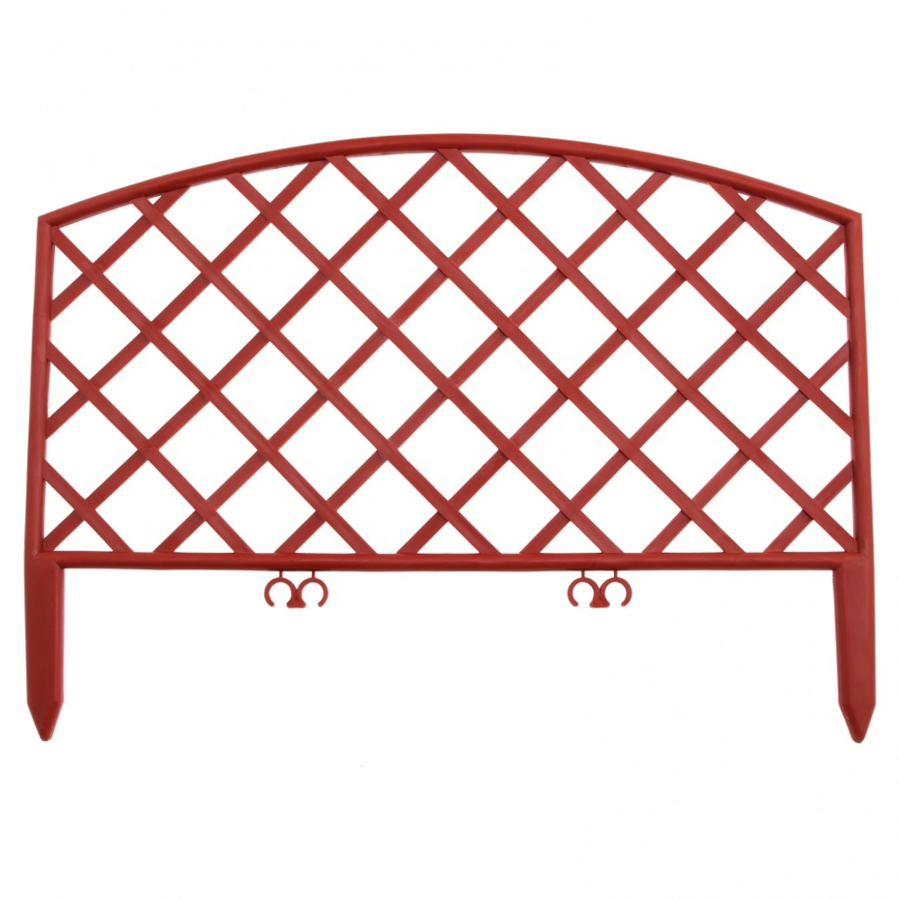 Забор декоративный "Сетка", 24 х 320 см, терракот, Россия, Palisad