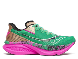Мужские беговые кроссовки Saucony Endorphin Azura M Зелёно-розовые