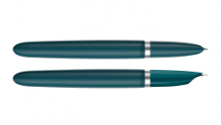 Перьевая ручка Parker 51 CORE TEAL BLUE CT, перо: F, цвет чернил: black/blue, в подарочной упаковке.