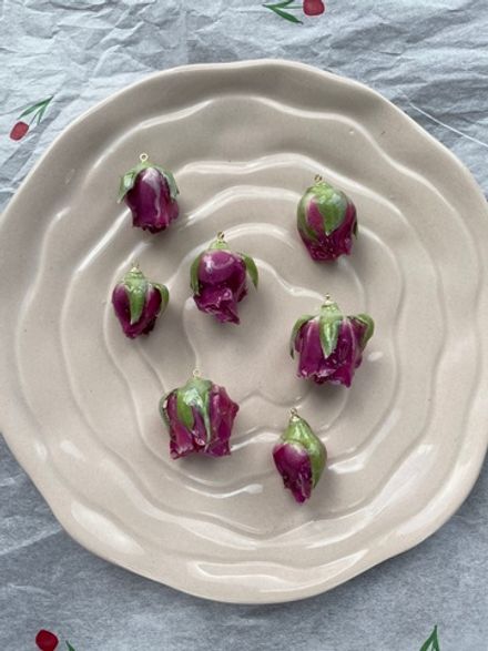 Подвеска "Роза" (с чашелистиком)