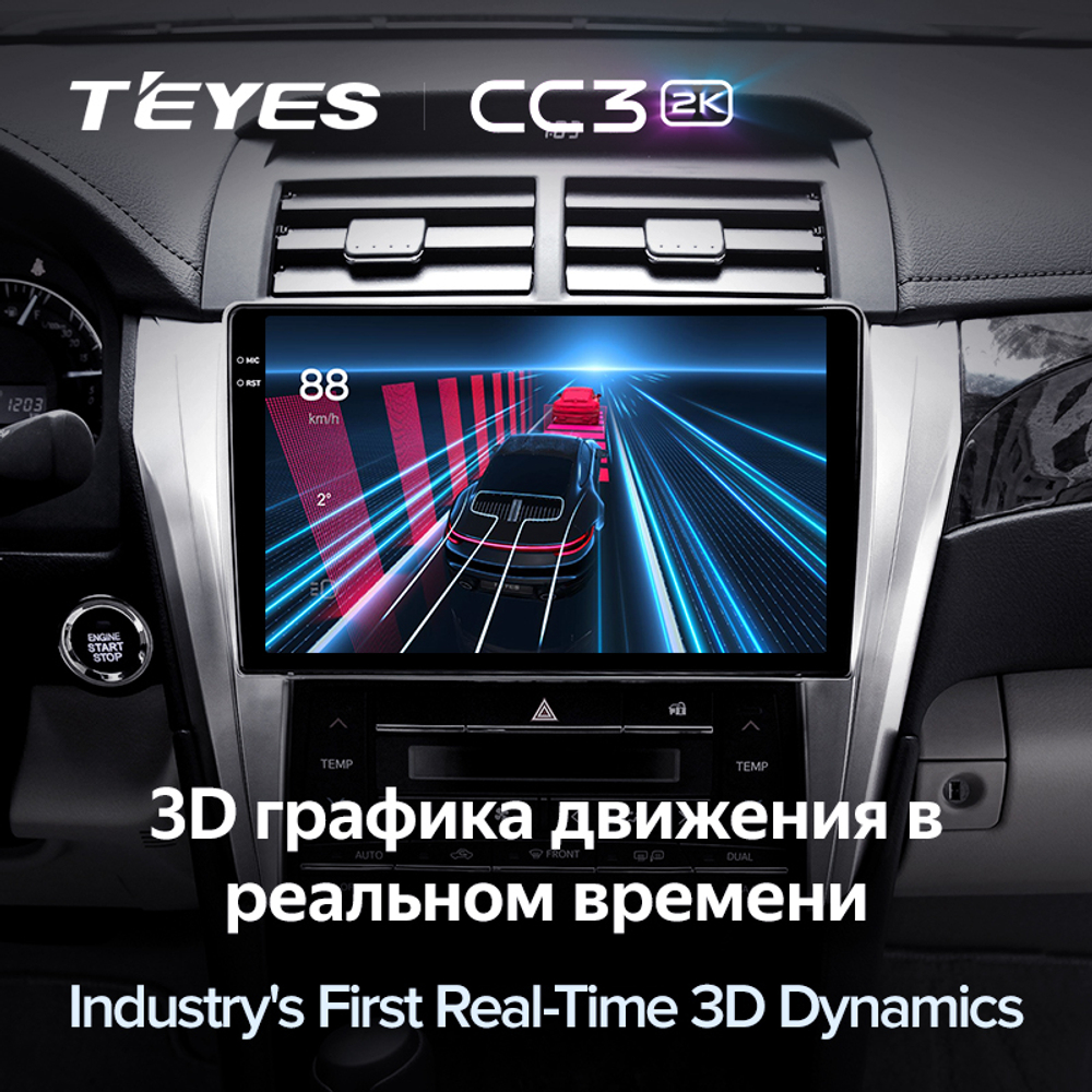Teyes CC3 2K 10,2"для Toyota Camry 2011-2014