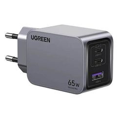 Сетевое зарядное устройство Ugreen X755 Nexode Pro 65W 3-Port GaN (25871) серый