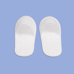 Тапки пэт, закрытый мыс (100 пар) одноразовые подошва 3 мм, белые