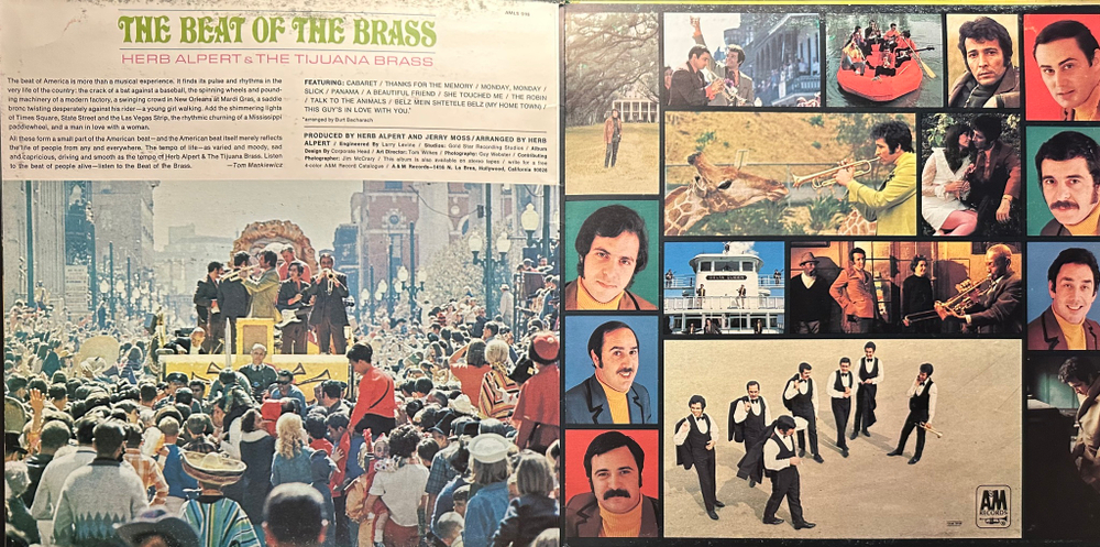 Herb Alpert & The Tijuana Brass - The Beat Of The Brass (Норвегия 1968г.)