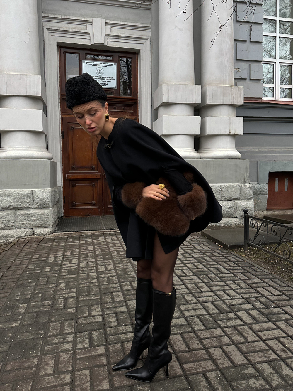 Пилотка JANNA | Черный