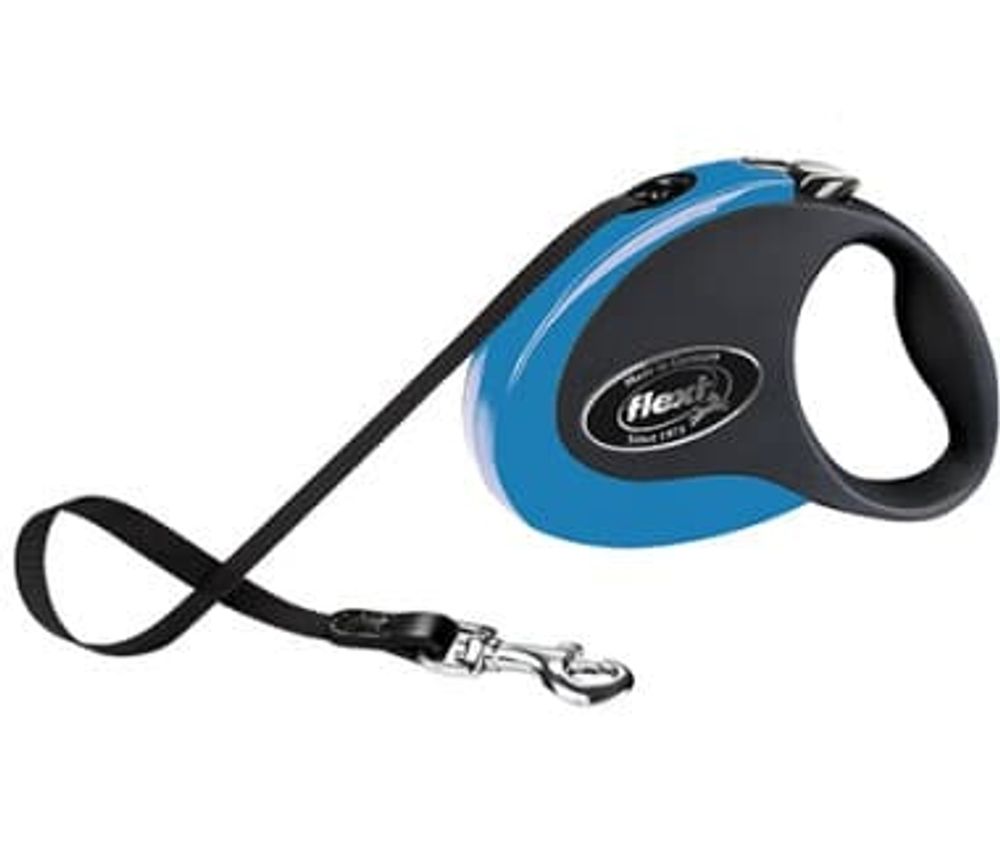 flexi рулетка Collection S (до 12 кг) 3 м лента черная/голубая flexi рулетка Collection S (до 12 кг) 3 м лента черная/голубая