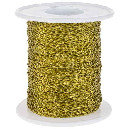 Проволока бульонка 0,3ммx150м 100г (Золотой)